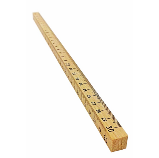 Wooden Ruler 30cm